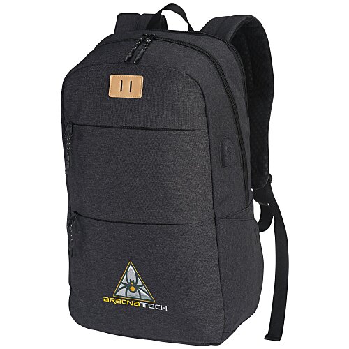 Edison 15" Laptop Backpack - Embroidered Main Image