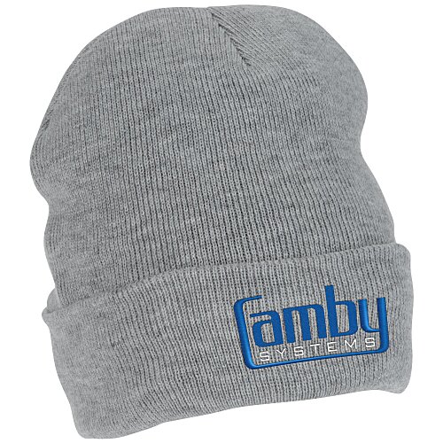 Sherpa Lined Knit Cuff Beanie Main Image