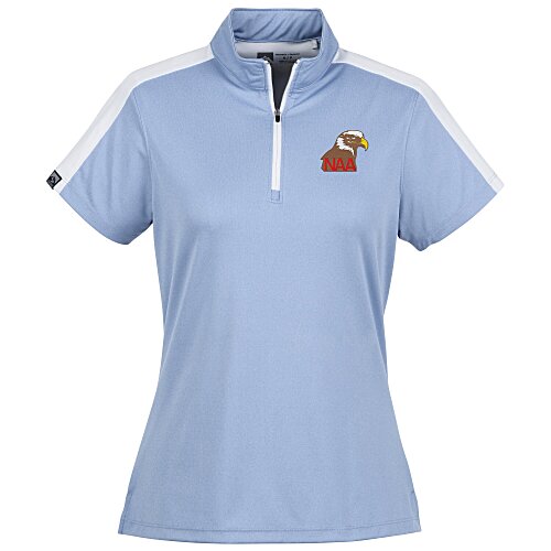 Storm Creek Activator Colourblock Zip Polo - Ladies' Main Image