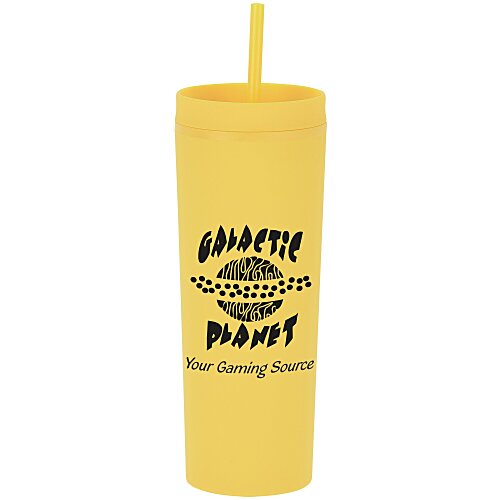 Dash Soft-Touch Acrylic Tumbler with Straw - 17 oz Main Image