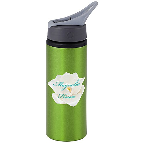 Sip & Flip Aluminum Bottle - 24 oz - Full Colour Main Image