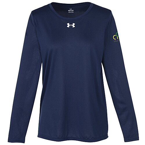 Under Armour Team Tech Long Sleeve T-Shirt - Ladies' - Embroidered Main Image