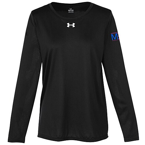 Under Armour Team Tech Long Sleeve T-Shirt - Ladies' - Full Colour Main Image