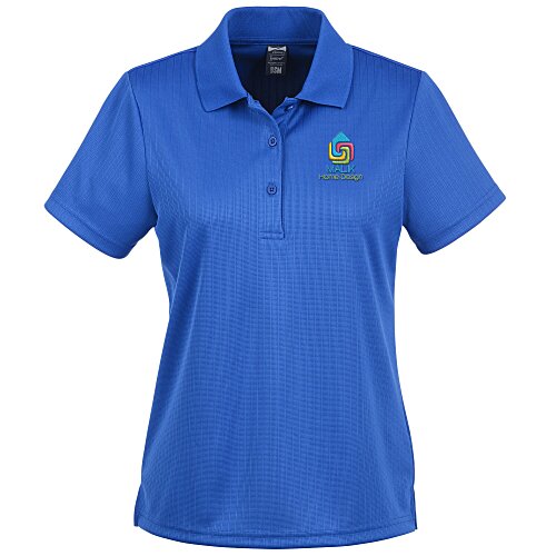 Paseo Dot Stripe Jacquard Polo - Ladies' Main Image