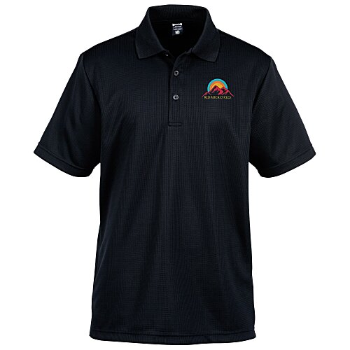 Elm Vertical Dash Jacquard Stripe Polo - Men's Main Image