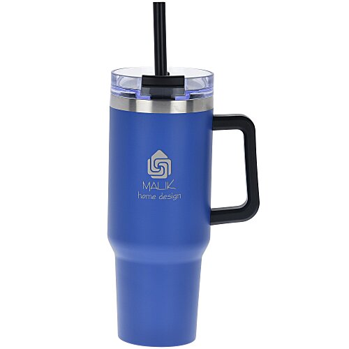 Intrepid Vacuum Mug with Straw - 40 oz - Laser Engraved Main Image