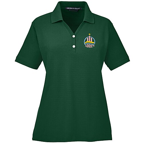 Peruvian Pima Cotton Polo - Ladies' - Closeout Main Image