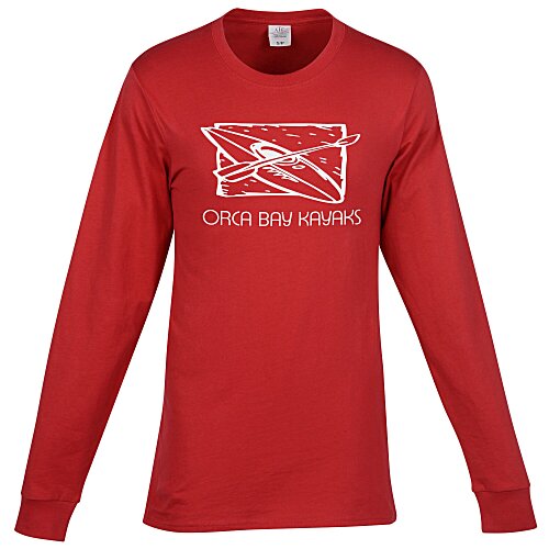 Everyday Ringspun Cotton Long Sleeve T-Shirt Main Image