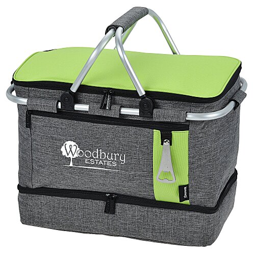 Koozie® Collapsible Jumbo Picnic Basket - Closeout Main Image
