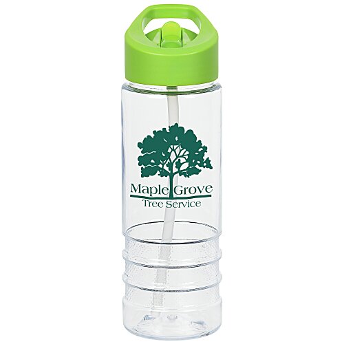 Clear Impact Vienna Tritan Renew Bottle with Flip Straw Lid - 24 oz Main Image