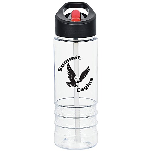 Clear Impact Vienna Tritan Renew Bottle with Two-Tone Flip Straw Lid - 24 oz Main Image