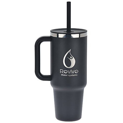 Hydro Flask All Around Travel Tumbler with Straw - 40 oz - Laser Engraved Main Image