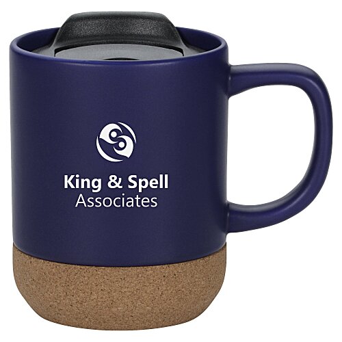 Evora Coffee Mug with Cork Base - 11 ounces - 24 hr Main Image