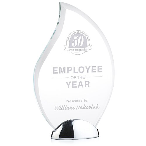 Superior Flame Starfire Award - 8 inches Main Image
