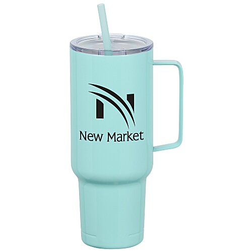 Koozie® Big Vacuum Mug with Straw - 40 oz Main Image