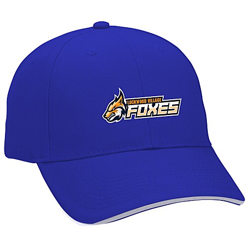 Heavyweight Cotton Twill Cap - Full Colour Main Image