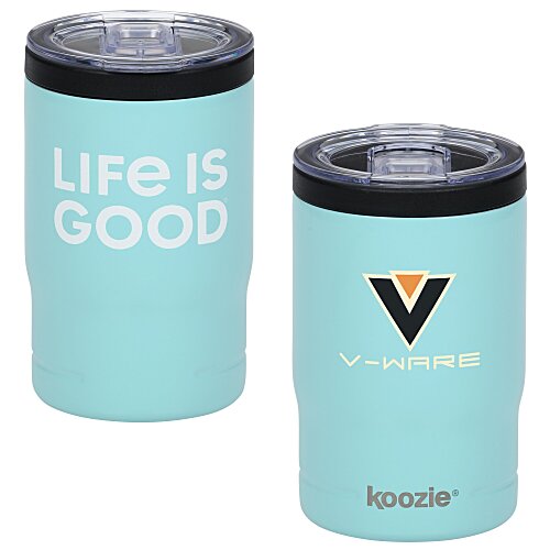 Life is Good Koozie® Vacuum Insulator Tumbler – 11 oz - Full Colour Main Image