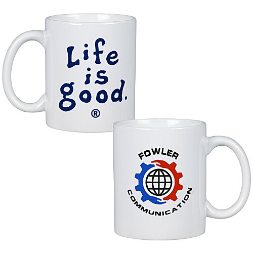 Life is Good Coffee Mug – 11 oz - Full Colour - LIG Main Image