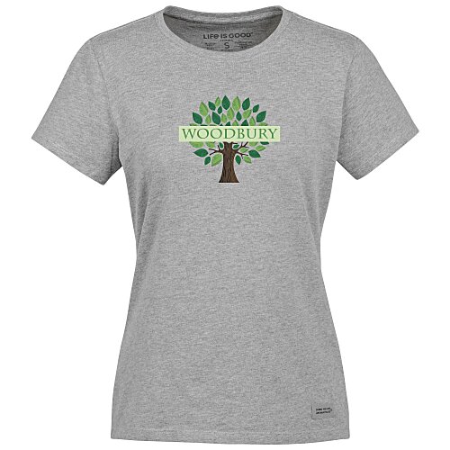 Life is Good Crusher Tee - Ladies' - Full Colour Main Image