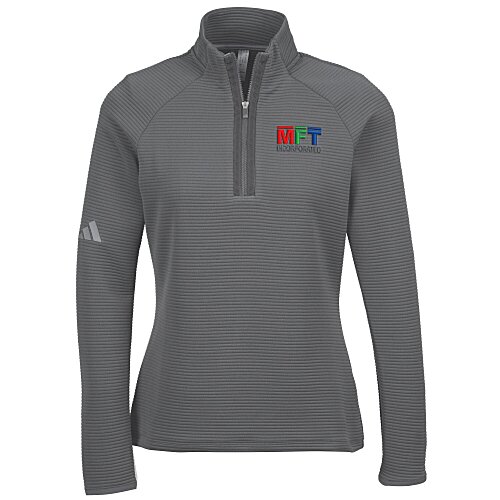 adidas Spacer 1/4-Zip Pullover - Ladies' Main Image