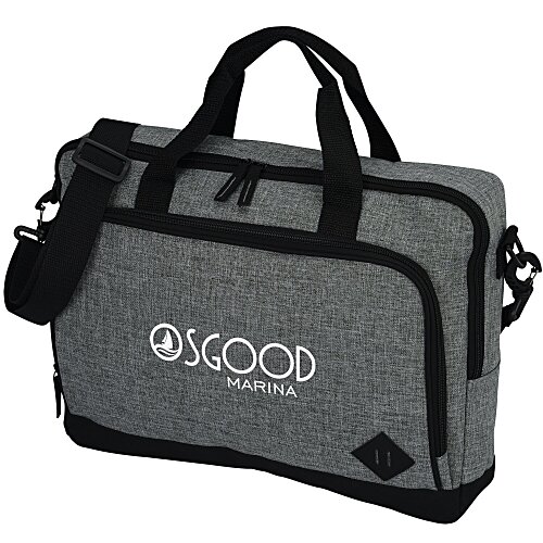 Graphite 15" Laptop Briefcase Bag - 24 hr Main Image