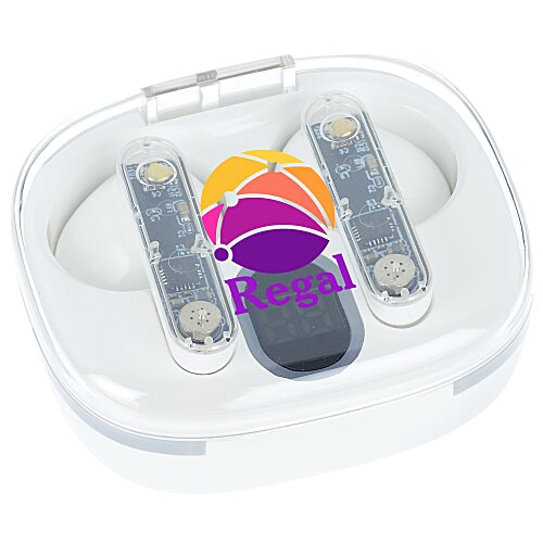 Light-Up Display True Wireless Earbuds Main Image