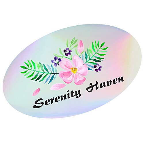 Holographic Sticker - Oval - 4" x 6" Main Image
