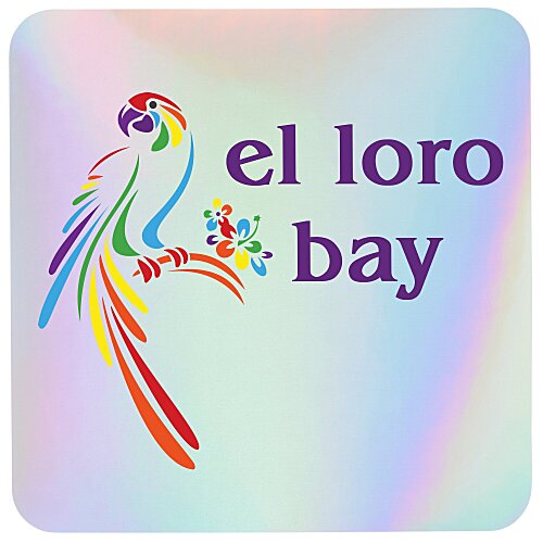 Holographic Sticker - Square - 2" x 2" Main Image