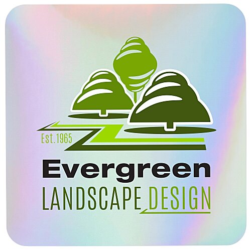 Holographic Sticker - Square - 4" x 4" Main Image