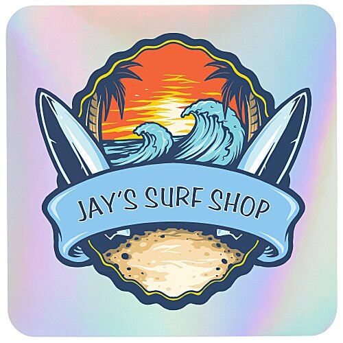 Holographic Sticker - Square - 5" x 5" Main Image