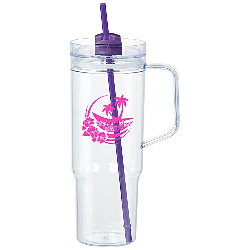 Oliver Acrylic Mug with Straw - 40 oz Main Image
