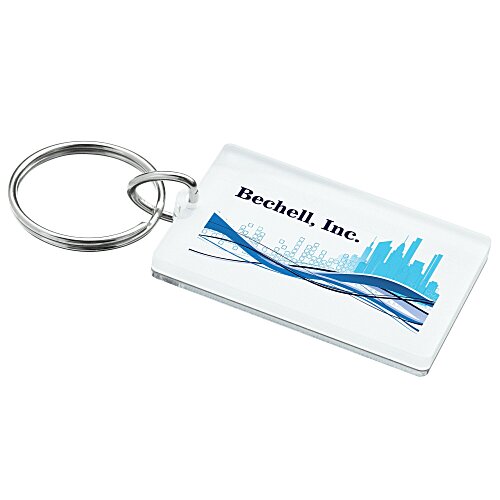 Mirrored Keychain - Rectangle Main Image