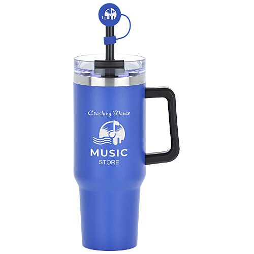 Intrepid Vacuum Mug with Straw & Topper - 40 oz Main Image