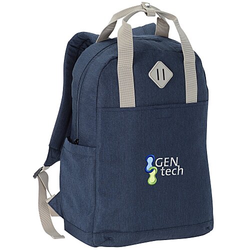 Collins 15-inch Laptop Backpack - Embroidered Main Image