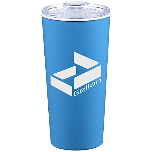 Roadmaster Travel Tumbler - 18 oz - White Interior - Clear Lid Main Image