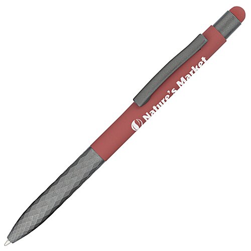 Knox Soft Touch Stylus Metal Pen - Closeout Colours Main Image