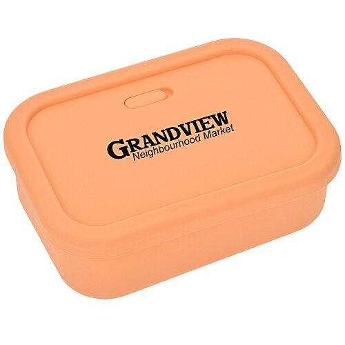 Silicone Rectangle Food Container with Air Valve - 24 oz Main Image
