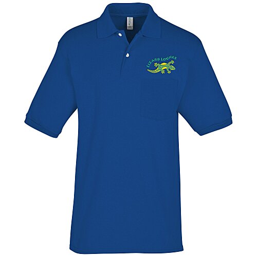 Jerzees Dri-Power Pocket Polo - Embroidered Main Image