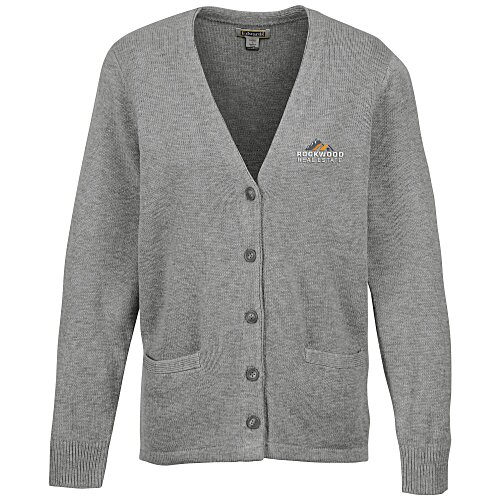 Acrylic V-Neck Cardigan - Ladies' Main Image
