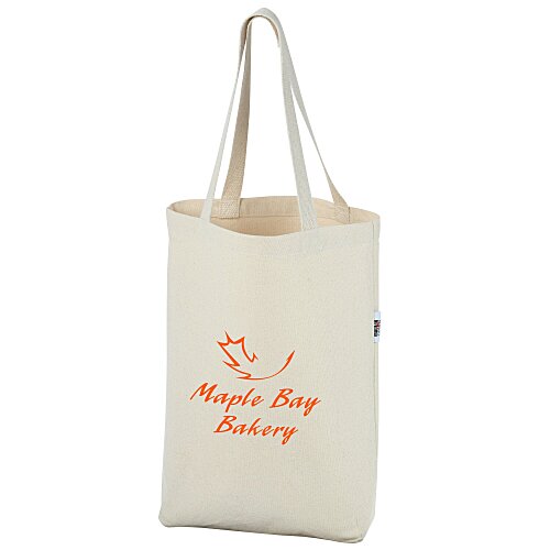 Montreal 11 oz. Cotton Tote - 15-1/2" H x 13-3/4" W Main Image