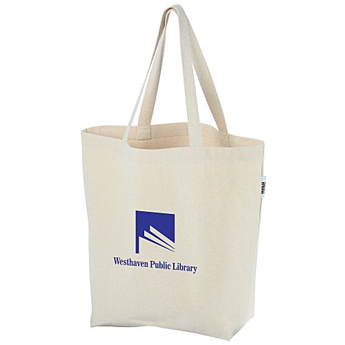 Montreal 11 oz. Cotton Tote - 15" H x 17" W Main Image
