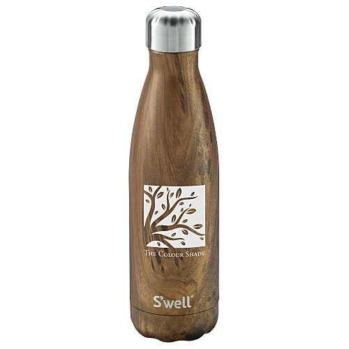 S'well Original Vacuum Bottle - 17 oz.- Wood Main Image