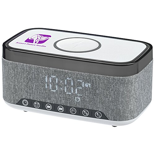 Rise & Shine Speaker with Wireless Charger Main Image