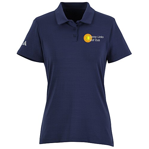 adidas Textured Stripe Polo - Ladies' Main Image