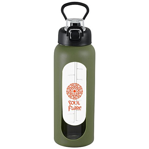 Glacia Glass Water Bottle - 32 ounces Main Image