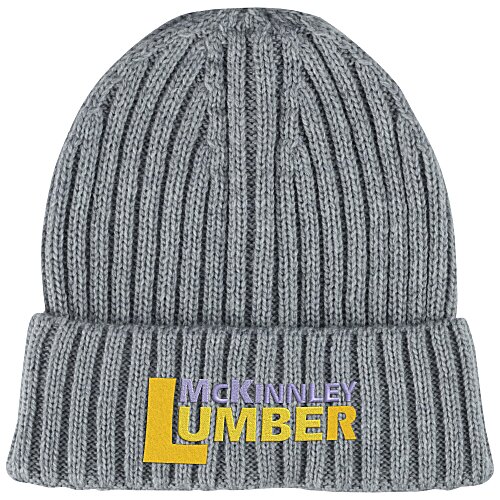 Thick Rib Knit Cuff Toque - 24 hr Main Image
