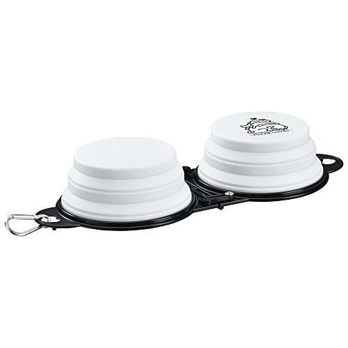 Tag Along Dual Collapsible Pet Bowl Main Image