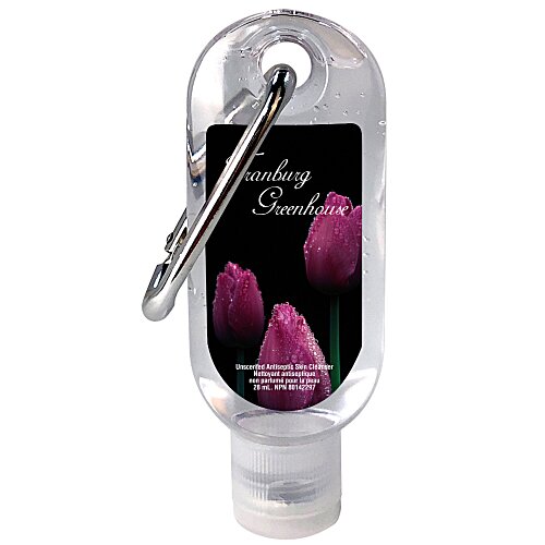 Hand Sanitizer with Carabiner - 1.9 oz Main Image