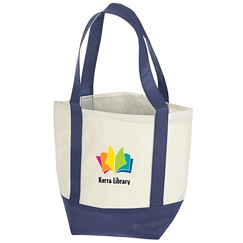 Mini Non-Woven Lighthouse Tote - Full Colour Main Image