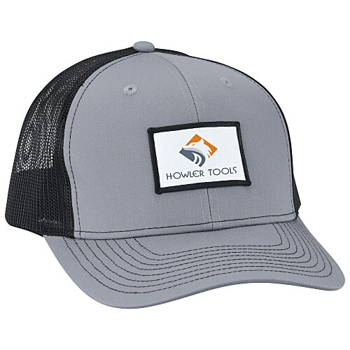 Crofton Snapback Trucker Cap - Full Colour Patch Main Image